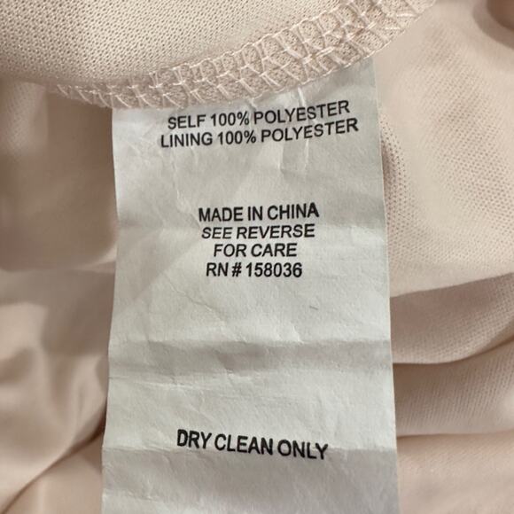 Birdy Grey Jane Convertible Bridesmaid Dress Pale Blush Pink Chiffon 1X New - Picture 14 of 14